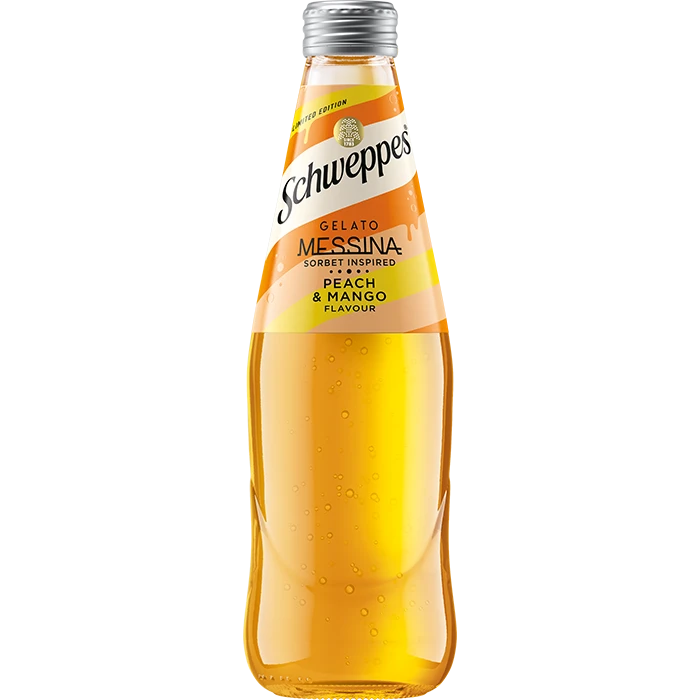 Peach & Mango Sorbet-Inspired Flavoured Soft Drink